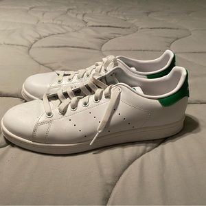 Adidas Stan smith mens 9.5 white/green